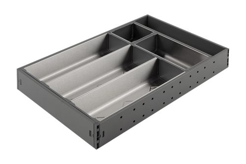 StrongMax evőeszköztartó teljes készlet  SZ-276 mm, 450 mm mélység szürke+tálak3