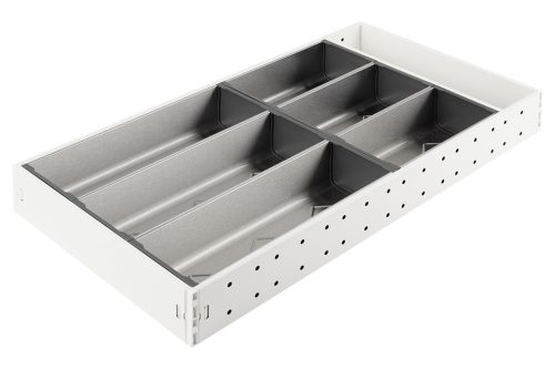 StrongMax evőeszköztartó teljes készlet SZ-276 mm, 550 mm mélység fehér+tálak 3+