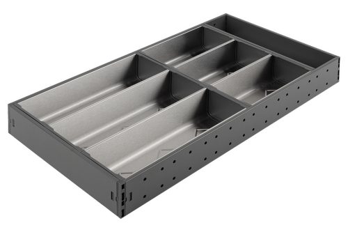 StrongMax evőeszköztartó teljes készlet  SZ-276 mm, 550 mm mélység szürke+tálak