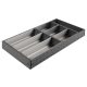 StrongMax evőeszköztartó teljes készlet  SZ-276 mm, 550 mm mélység szürke+tálak