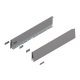 K-BLUM Merivobox M 550 mm, 70 kg, Indium szürke, Inserta