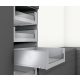 K-BLUM Legrabox C Pure 270mm/40 kg, Tip-on, karbon fekete CS-M, belső, üveg