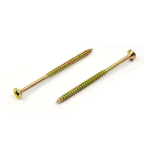 StrongFix Csavar PZ 6x130/70 besüllyeszthető fej részleges menet cink sárgaPZ3