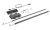 HETTICH 9326873 LED fényprofil az AvanTech YOU 270mm -hez rozsdamentes acél szín