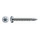 SPAX csavar 5x50 kerek fejű TSX, W, 4C,