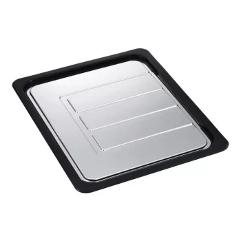   FRANKE Tartozék 112.0188.653 csepegtető tálca rozsdamentes acél/fekete műanyag