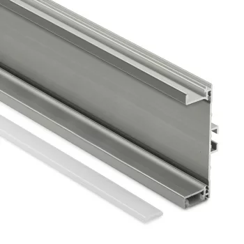   TULIP Gola fiók C profil LED-del 4,1m 4,1m nemesacél imitáció