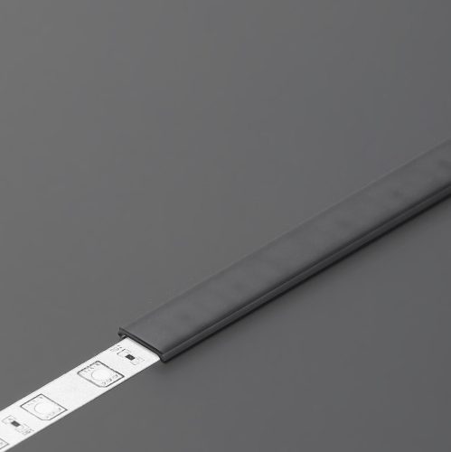 TM-takaró profil Slim/Smart10/Smart-In10 profilhoz rápattintható fekete 2000mm
