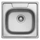 StrongSinks S1 Mosogató Tyne polírozott rozsdam. acél 506x506, felső szer.