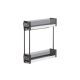 VIBO Essence oldalsó duplakosár 150mm szürke balos