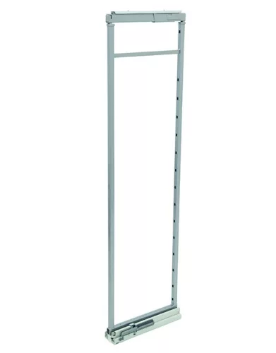 K-VIBO Potravinka ROLL šedé dno/skleněné bočnice chrom 400/1460-1900