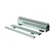 K-VIBO Potravinka BALL šedé dno/skleněné bočnice chrom 400/1393-1693