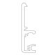 TERNO Diva Fluid takaró profil 2560, 3m,