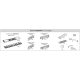 SEVROLL 05886 Harmony II vasalat szett két ajtóra 1650-2050 mm, 16-45 mm,60 kg