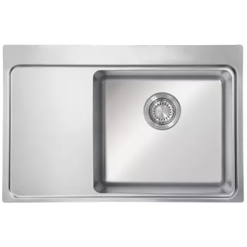   StrongSinks S3 Mosogató Nida 784, 784 x 510 mm rozsdamentes acél, balos csepegt.