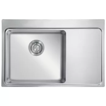   StrongSinks S3 Mosogató Nida 784, 784 x510 mm rozsdamentes acél, jobbos csepegt.