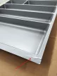 Evőeszköztató Nolago ezüst Merivobox 120-hoz (1108x 473 mm) - SÉRÜLT