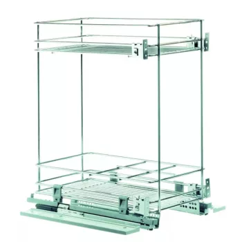 VIBO alsó dupla kosár 450mm csillapítással jobbos/balos