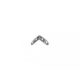 STRONG Sarokvas 30x30mm megerősített, cink fehér