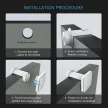 Hővisszanyerő szellőző ventilátor távirányítóval pára és penész ellen, HRV VT501 Tuya okos otthon kompatibilis